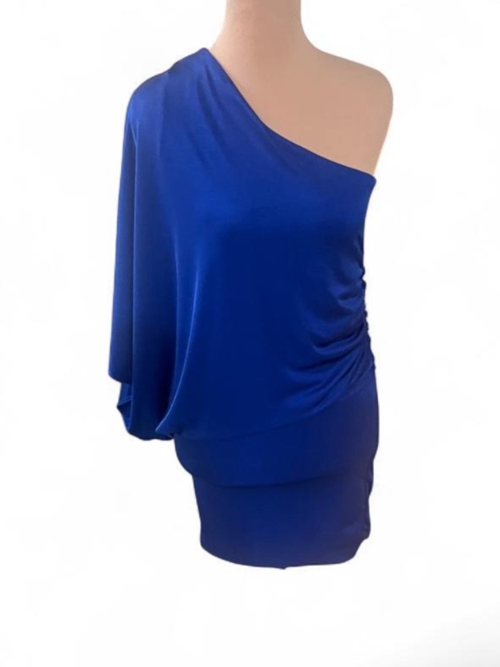 Umgee One-Shoulder Royal Blue Women’s Mini Dress